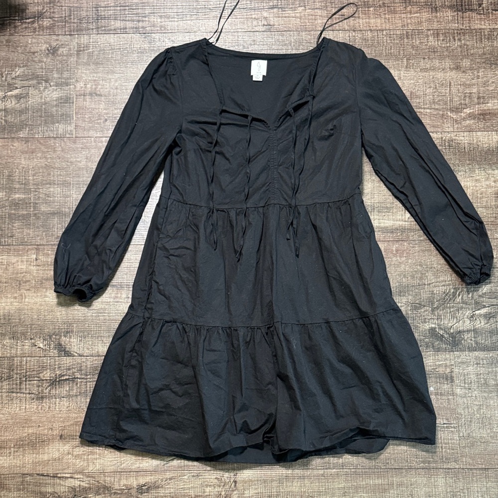 Joie Black Long Sleeve Dress
